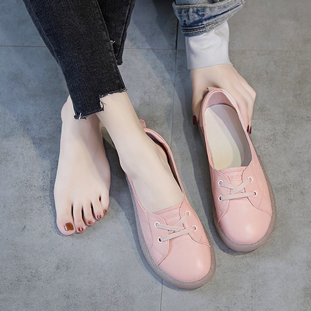 Sepatu Sneakers Wanita Model Terbaru,  Sepatu Flat Casual Slip-On wanita Vol.9