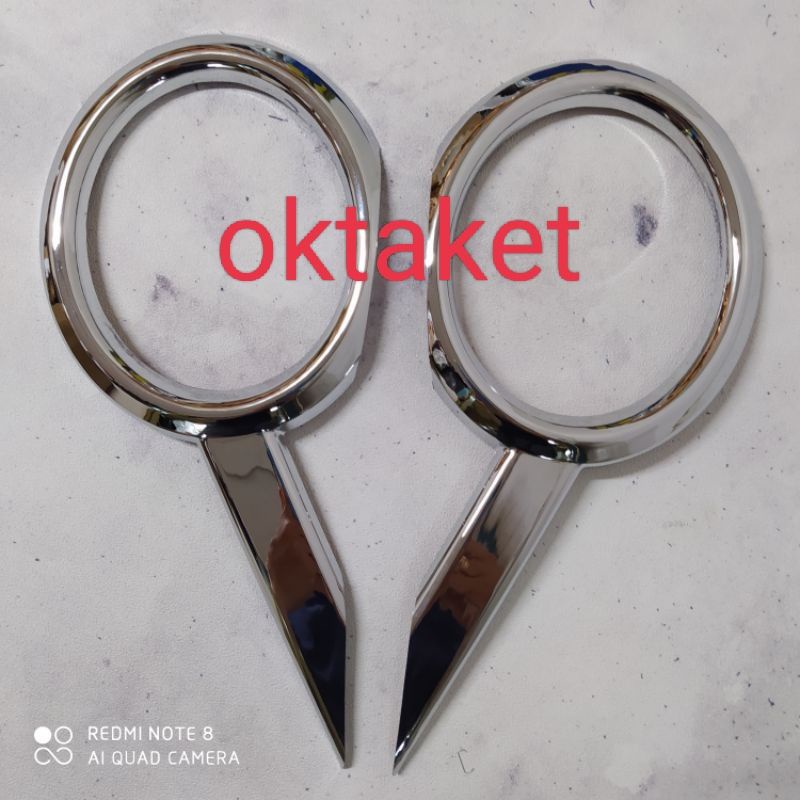 Cover/ ring foglamp all new rush Terios 2018 2020 2022 trd chrome