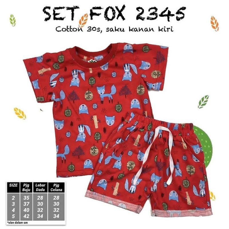 

Set Fox Size 5