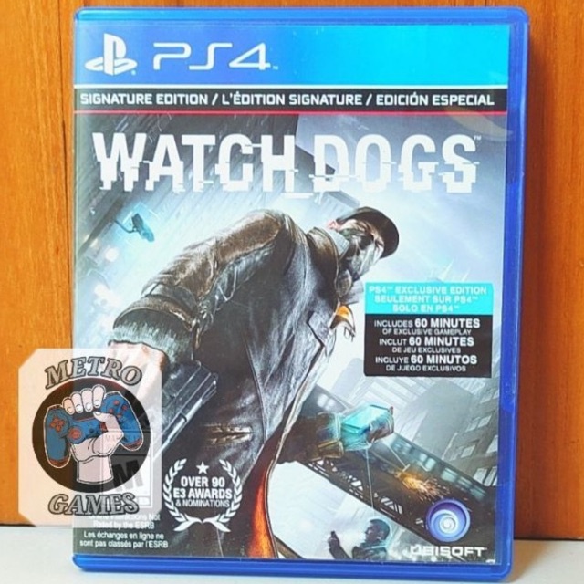 Watch Dogs Ps4 Kaset Watch dogs 1 Ps4 Playstation PS 4 5 WD Watchdog Watch Dog CD BD Game PS4 PS5 watch dogs 2 Region 3 Asia reg Games Ps4 Ps5 legion wd2 dogs2 dogs1 hacker petualangan rpg seru original ori bluray disc blu-ray seken second baru watchdogs