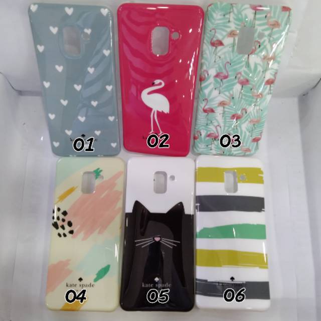 Softcase gambar samsung A8 plus