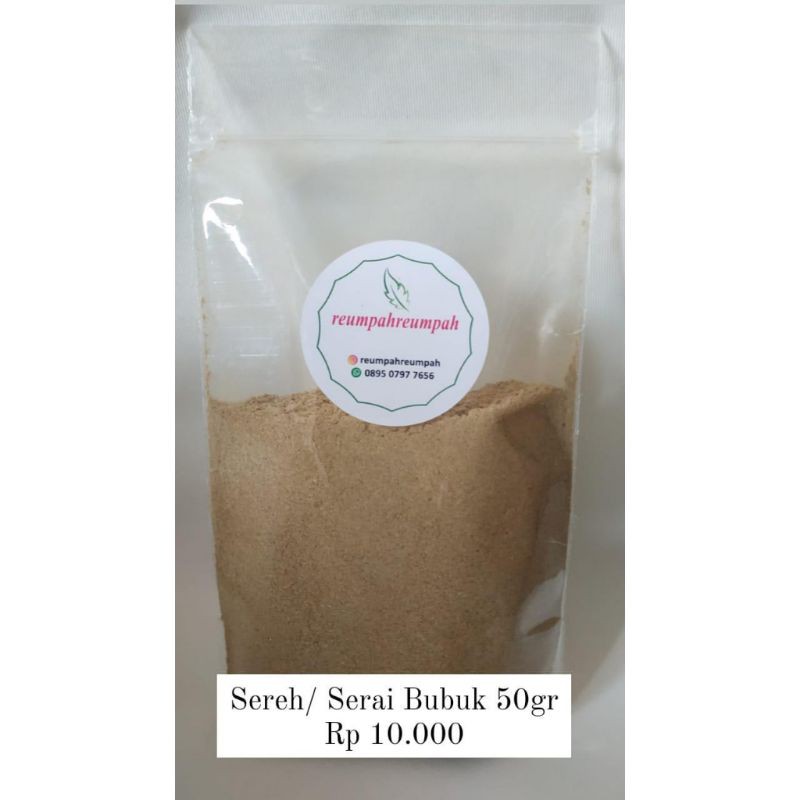 

Serai/ Sereh Bubuk 50gr