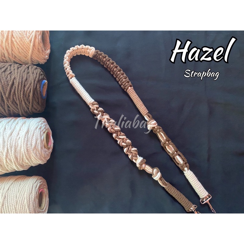 READY STOK STRAP BAG MACRAME HAZEL BY THALIABAG// TALI TAS // HANDMADE MACRAME // STRAP BAG // SHOULDER BAG // SLING BAG