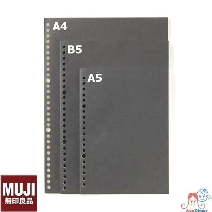 

MUJI - LINE Loose leaf Notebook Can be peeled off - binder A5/B5/A4 Star Seller Termurah