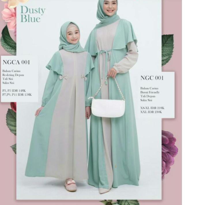 Diskon GAMIS COUPLE NIBRAS / GAMIS IBU DAN ANAK  NGC 001/NGCA 001 **