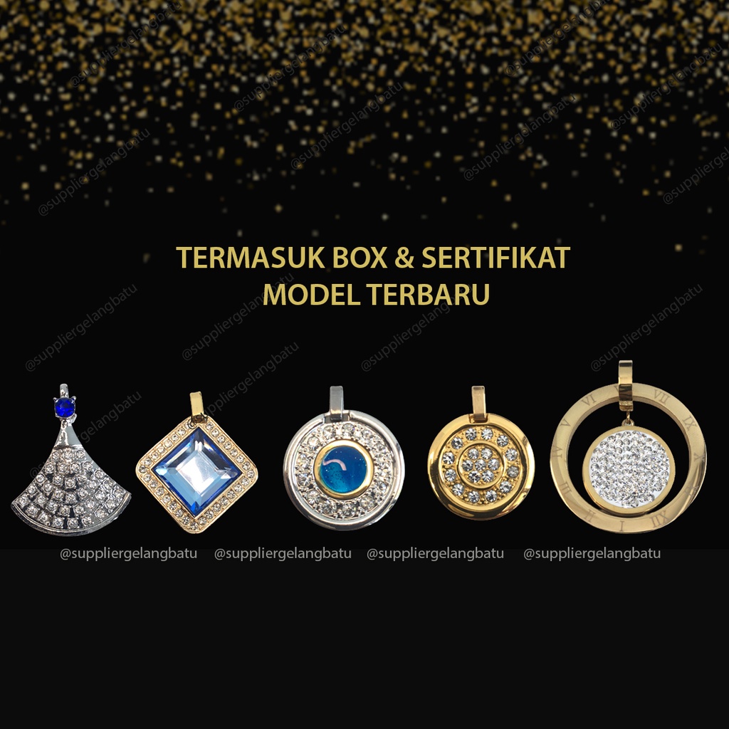 BAYAR DI TEMPAT kalung kesehatan quantum lengkap BOX SERTIFIKAT TIMBUL