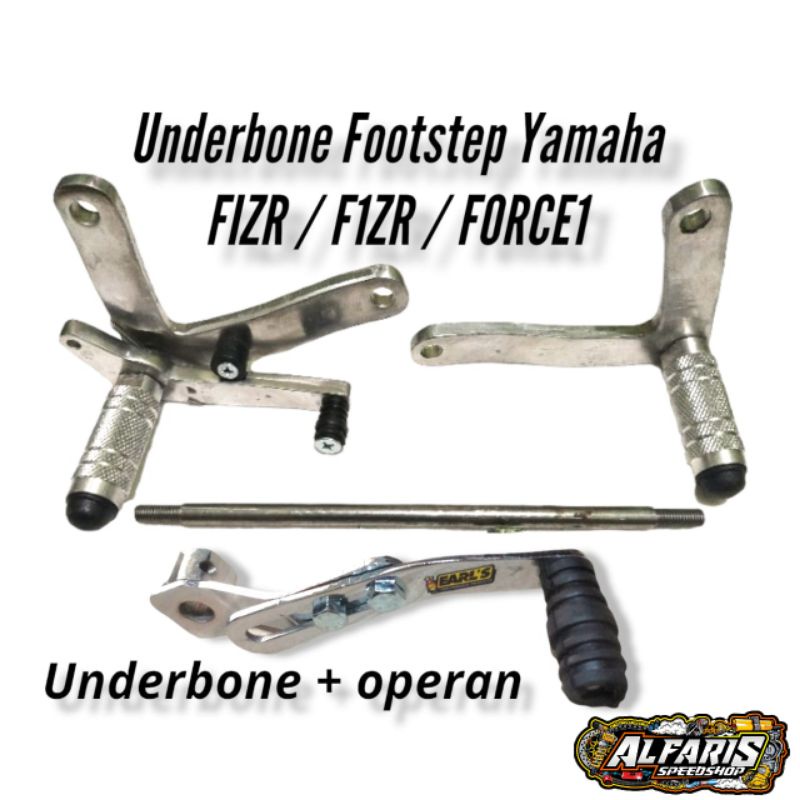 Underbone fiz r f1z r force1 underbone footstep foot step yamaha fizr f1zr force1 UNDERBONE FOOTSTEP SET OPERAN GIGI YAMAHA FIZR F1ZR FORCE YAMAHA 125Z