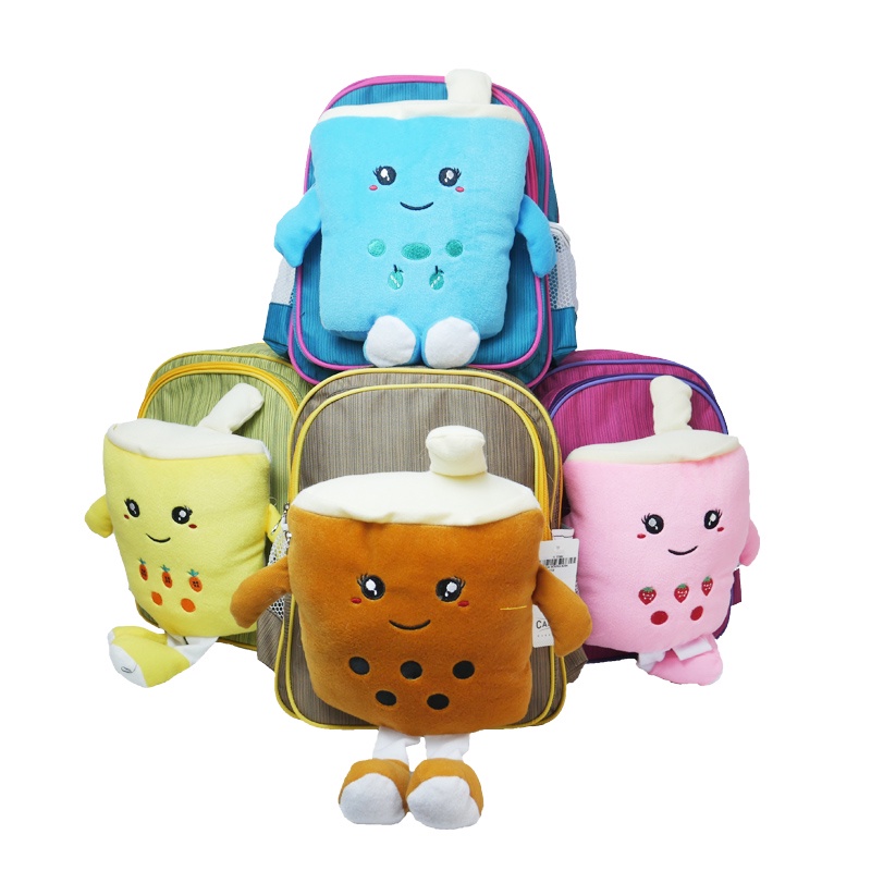 [KLIKTAS] Tas Ransel Boneka TK Anak Laki-laki Perempuan Calypso 3726 - Backpack Daypack Anak TK Karakter Boneka Boba