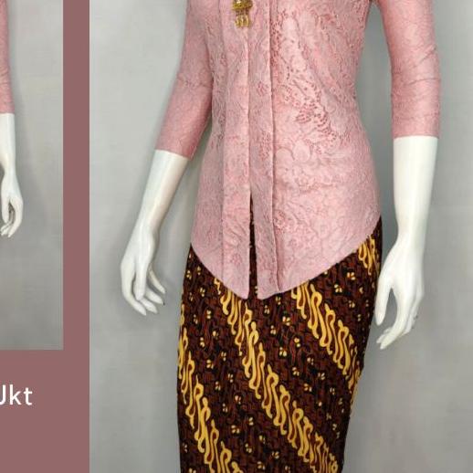 ☺ Kebaya Kartini Modern Brokat Murah Grosir Bonus Furing Lapis Katun ▲