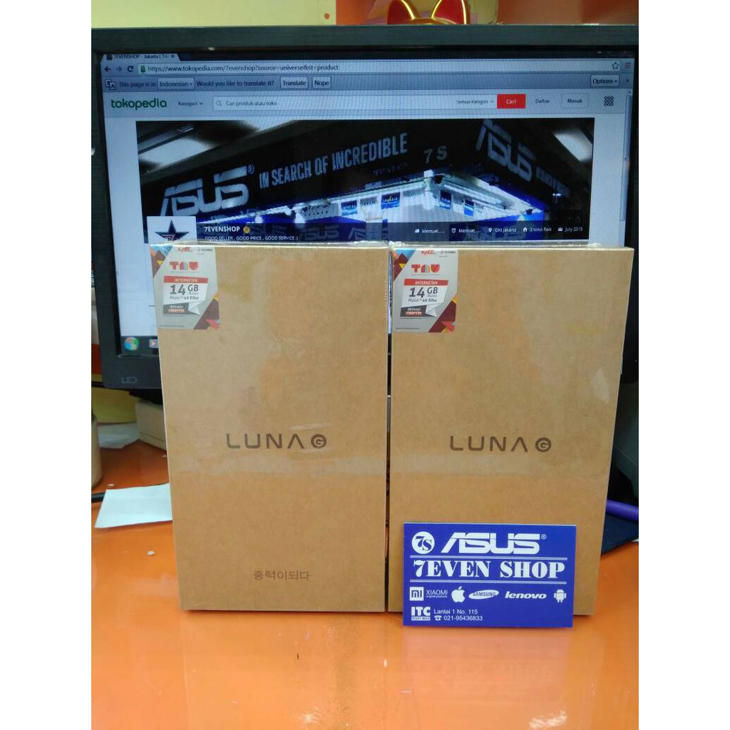 LUNA G series RAM 4GB internal 32GB Grs RESMI