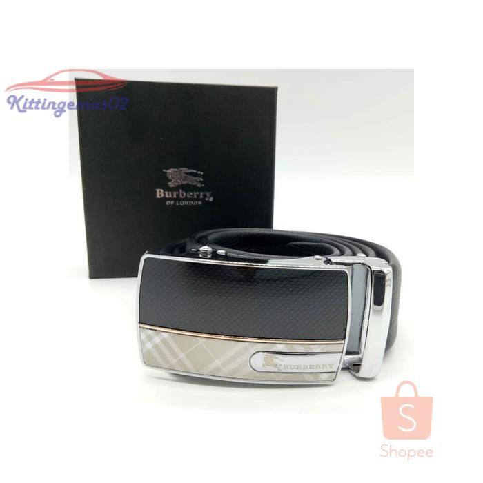 IKAT PINGGANG PRIA GESPER SABUK KTG2I889 KULIT ASLI PREMIUM | BURBERRY