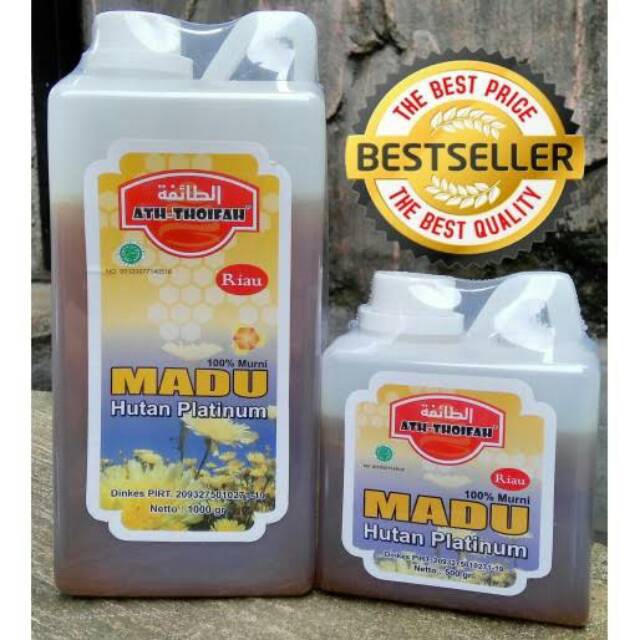 

MADU PLATINUM Madu Hutan Riau 500gram 1kg Ath-Thoifah