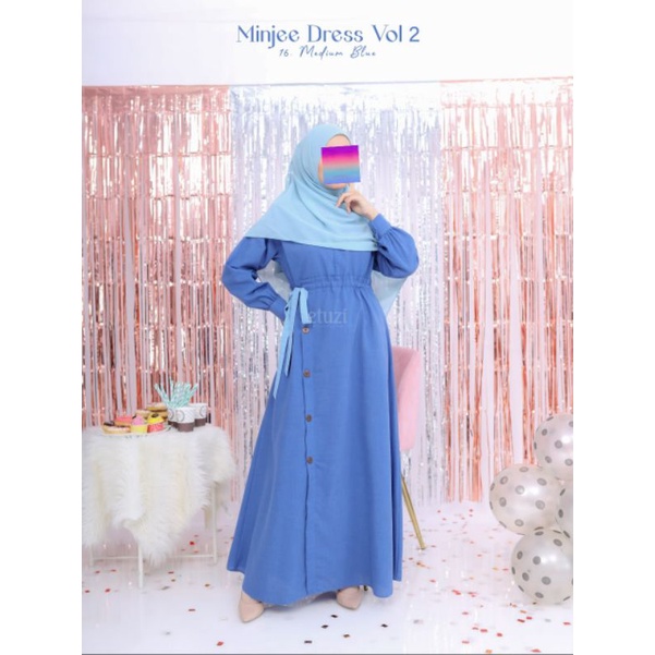 Gamis Minjee Dress Vol 2 By Etuzi Gamis Saja