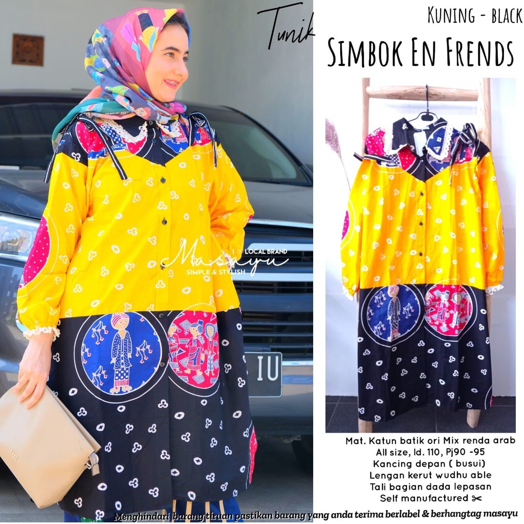 Tunik simbok and friends ori by masayu