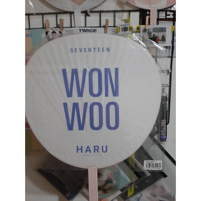 Wonwoo seventeen uchiwa image picket haru