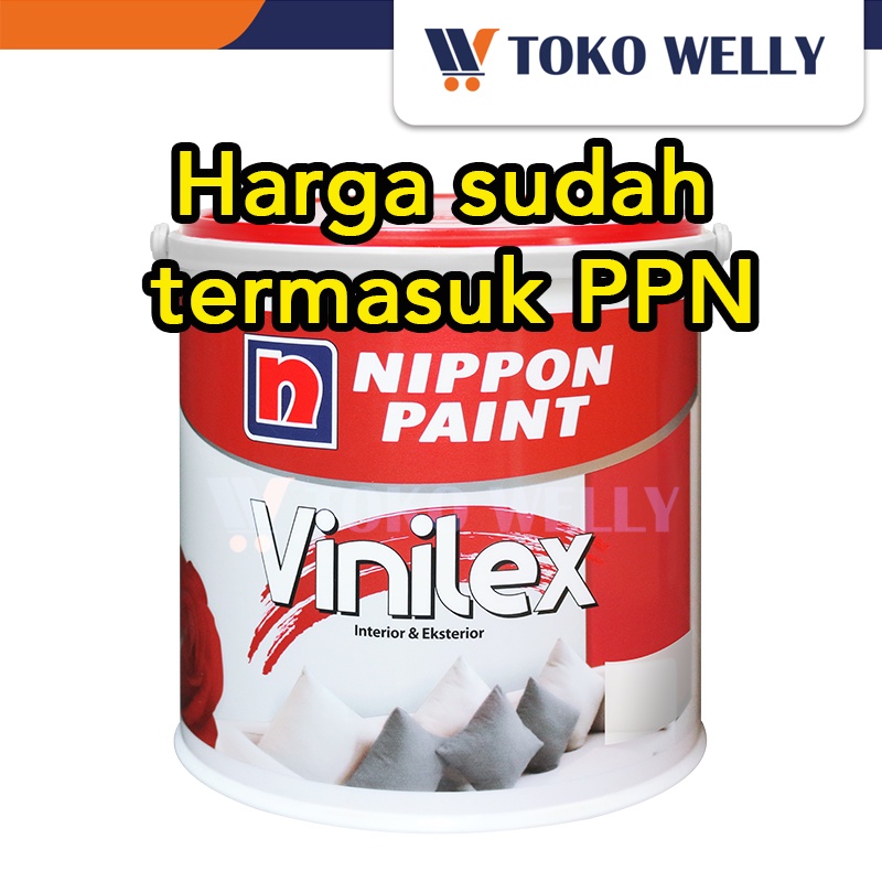 Jual Nippon Paint Vinilex / Cat Tembok / Pail (5kg) | Shopee Indonesia