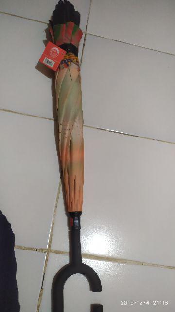 Payung Terbalik Kazbrella Gagang C 2nd Generatio Motif Binatang F715