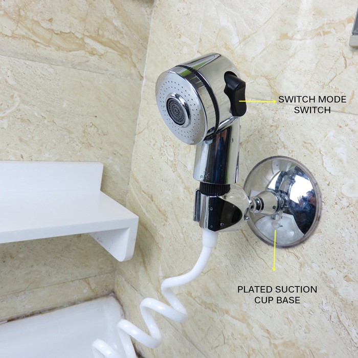 BERGARANSI Faucet Shower Head Bathroom Spray Drains Strainer Hose Sink