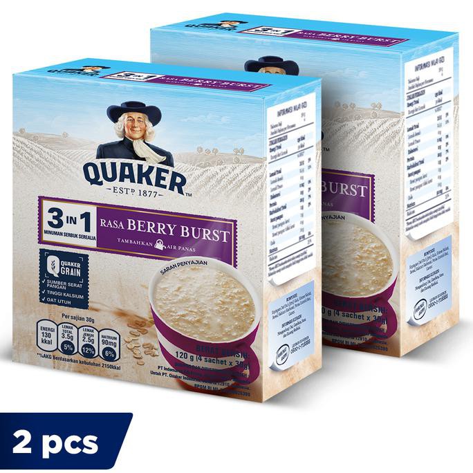 

SPECIAL!! Quaker 3in1 Berry Burst Box 4 Sachets - Twin Pack
