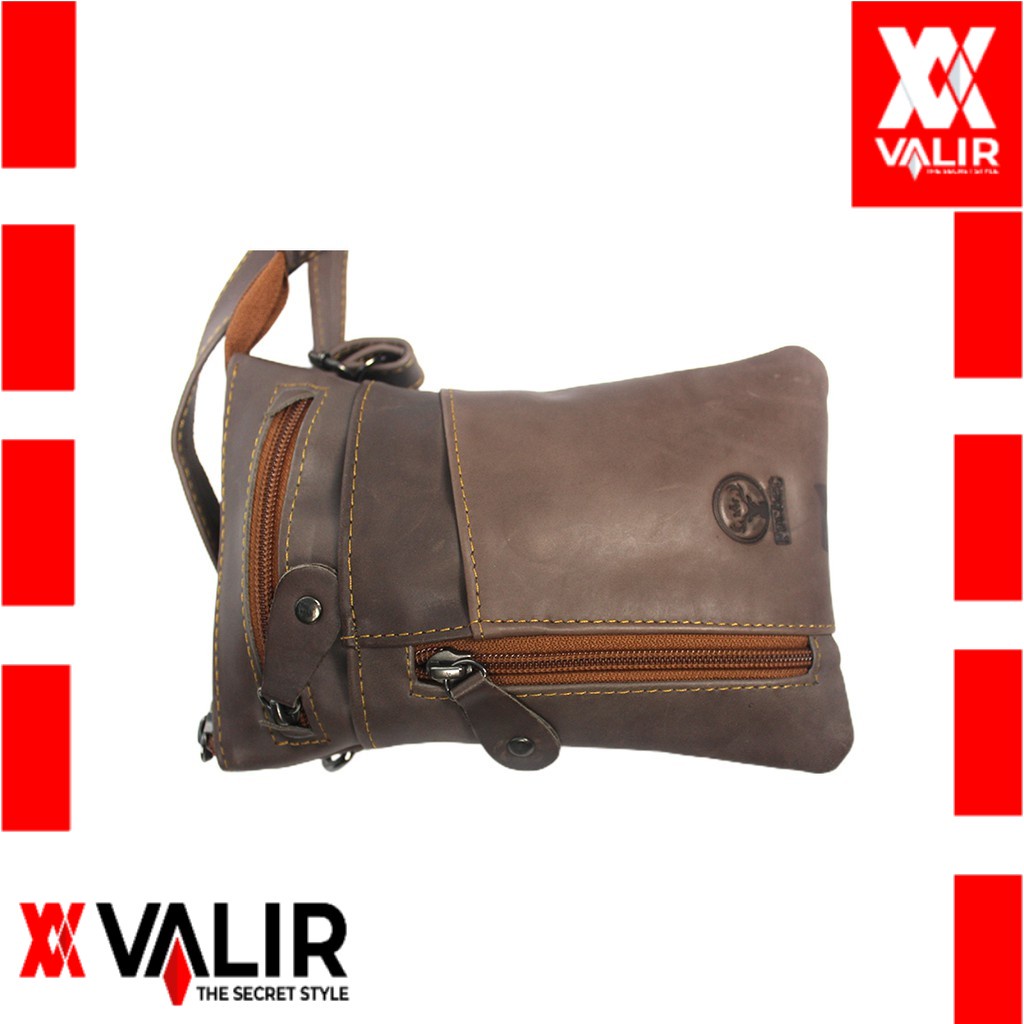 tas kulit asli pria garut  zayyan (kulit vintage) - Valir