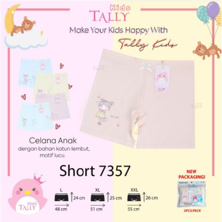❤ MIMI ❤ TALLY CD Anak Cewek Celana Dalam Anak Model Boxer Segitiga  7357 7403 7508 7411 7377