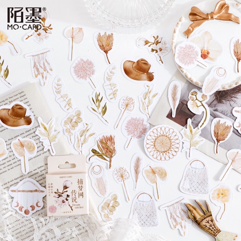 

[MIUKIEE] 45Pcs STICKER DECO Dream Catchers Scrapbook Journal Diary