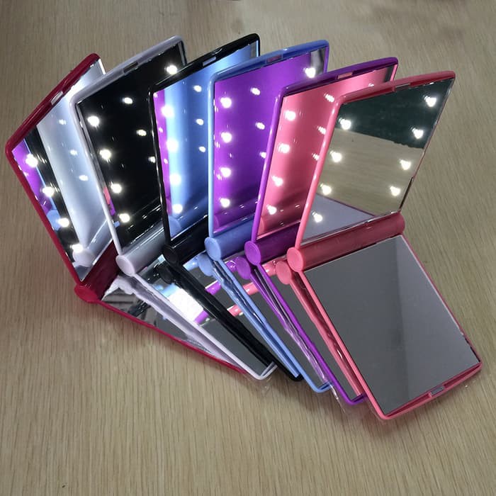 AAM-0339 Cermin Lampu LED Kaca Rias Kosmetik Alat Make Up MakeUp Dandanan Hias