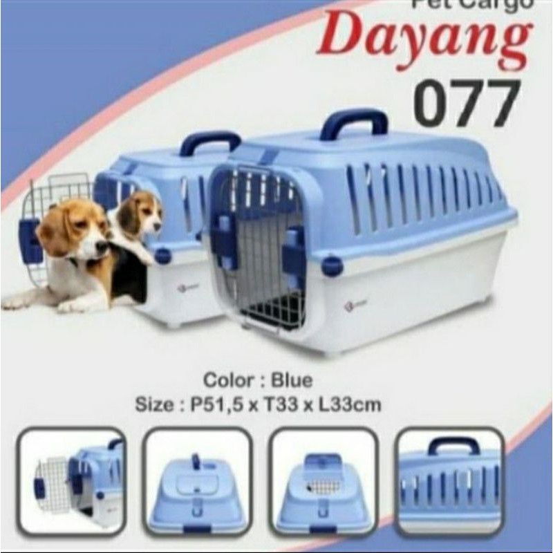 Pet Cargo Dayang Canel Box anjing Kucing Dayang code 077