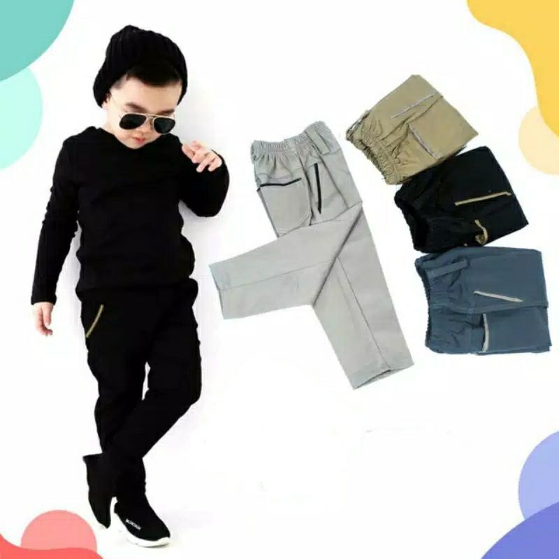 Celana Chino Panjang Cino Anak Cinos twill street usia 0-7 Tahun Celana Cino Anak