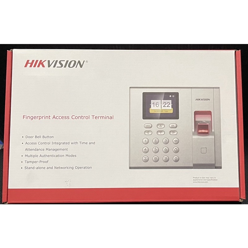 Finger print acces control hikvision DS-K1T8003MF