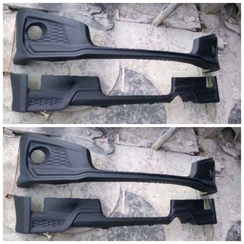 Bodykit depan dan belakang yaris 2012 - 2013 TRD fiber tanpa cat