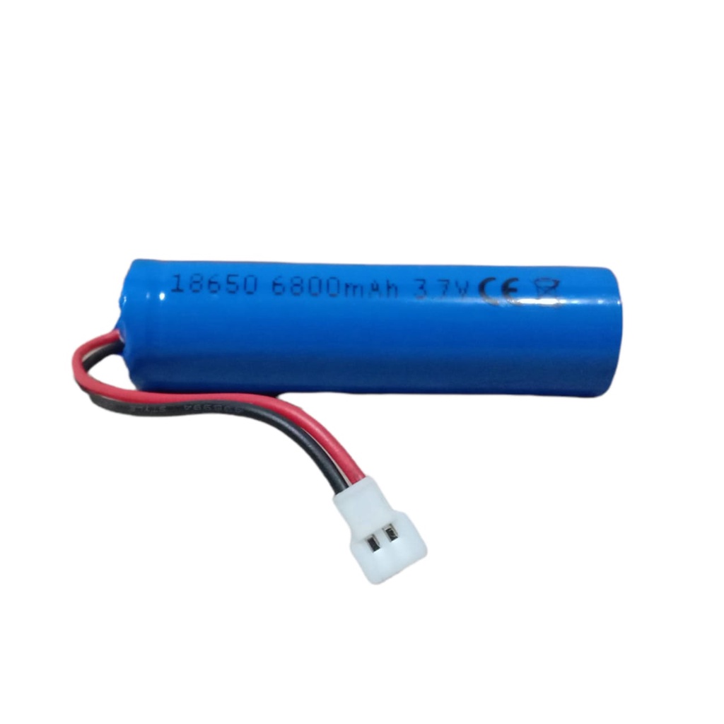 Baterai RC / Baterai Mainan Remot Control 1x 18650 6800mAh 3.7V Konektor JST LOSI