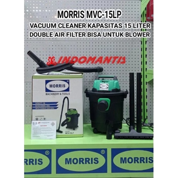 Morris Mesin Sedot Debu 15L / Vacuum Cleaner