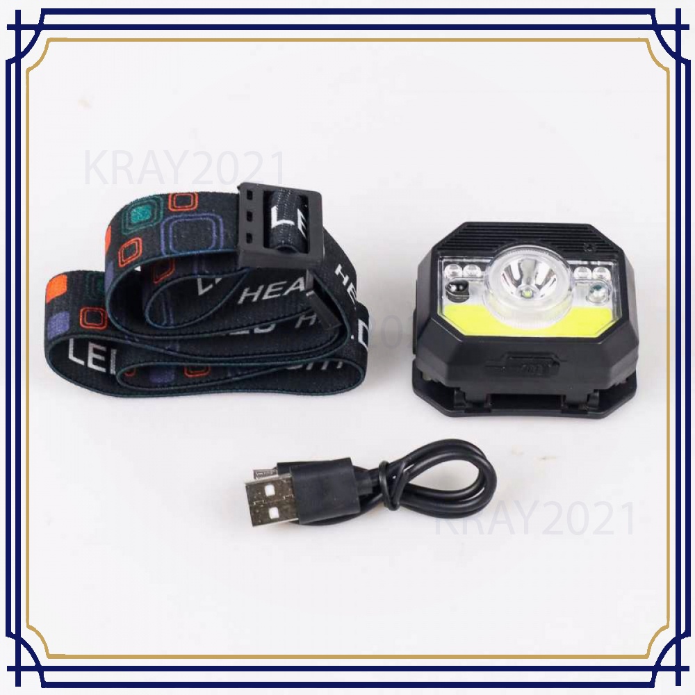 Senter LED Kepala Headlamp Waterproof XPG + COB - LH-K28