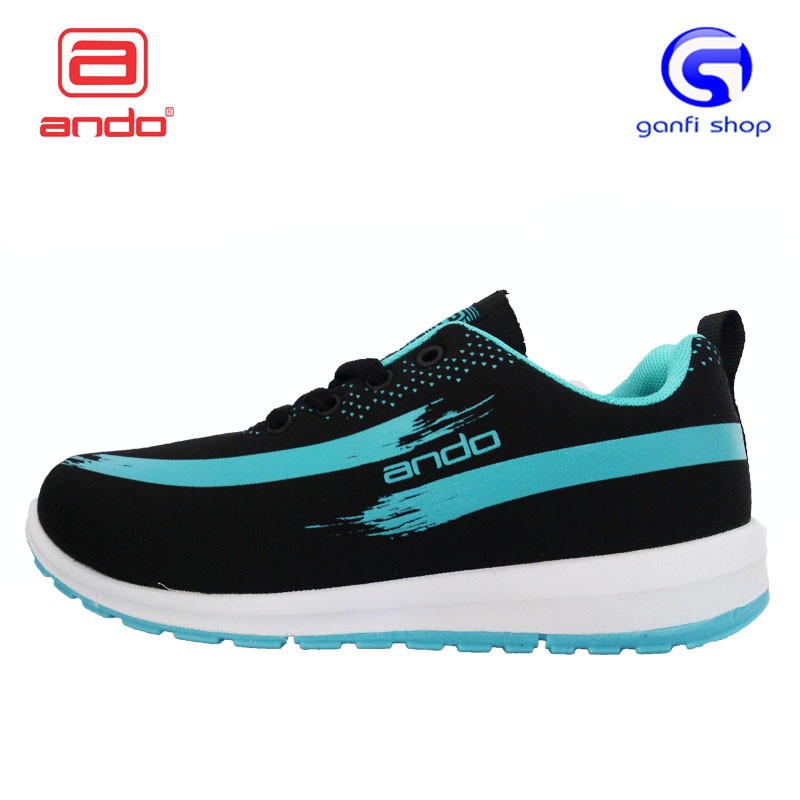 Ando Lindsey Sepatu Olahraga Sepatu Sneakers Warna Hitam Ando Lindsey Sepatu Olahraga Sepatu Sneakers Warna Hitam