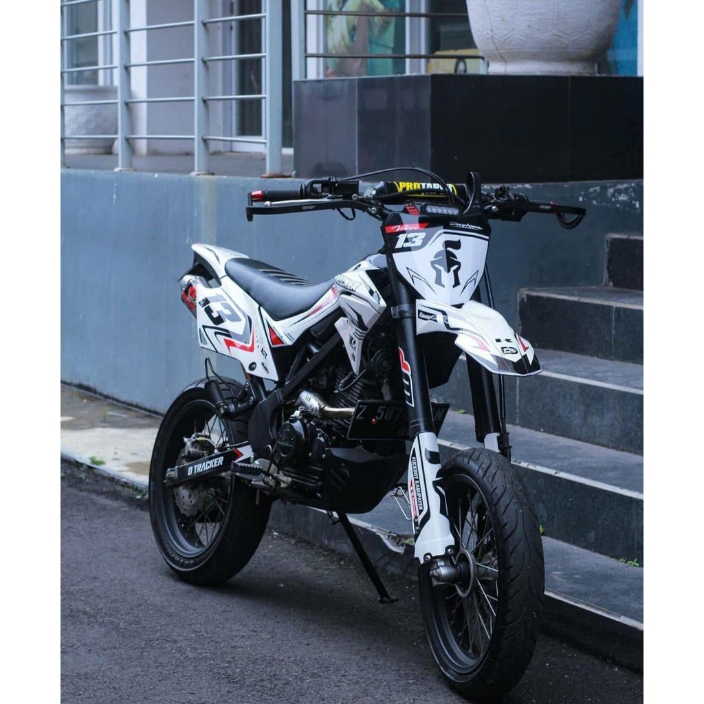 DECAL STICKER MOTOR  KLX 150L/KLX BF/DTRACKER SUPER GLOSSY FULL BODY