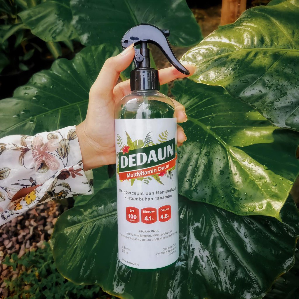 Pupuk Cair DEDAUN Spray dan Refill Pupuk Tanaman Hias Percepat Pertumbuhan