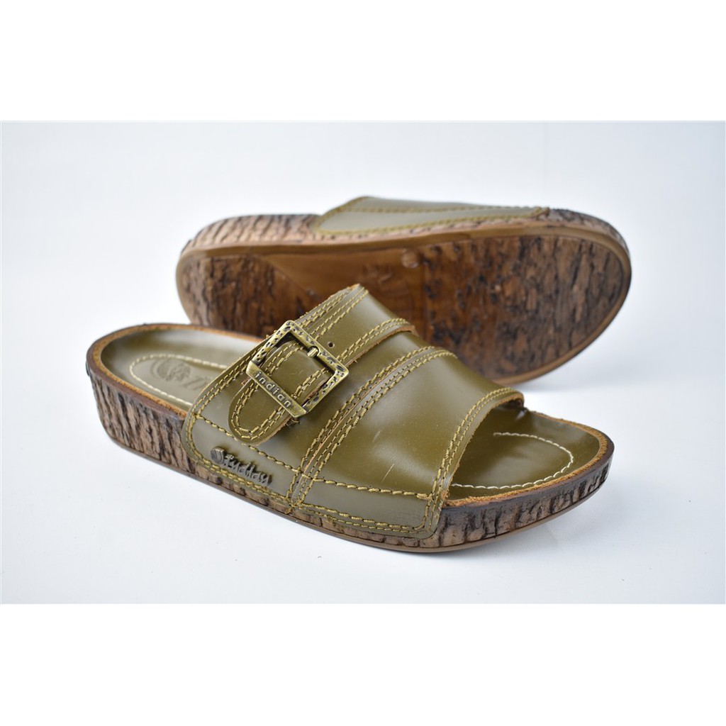 Sandal Pria Bahan Kulit Asli Original INDIAN 445 (38-43)