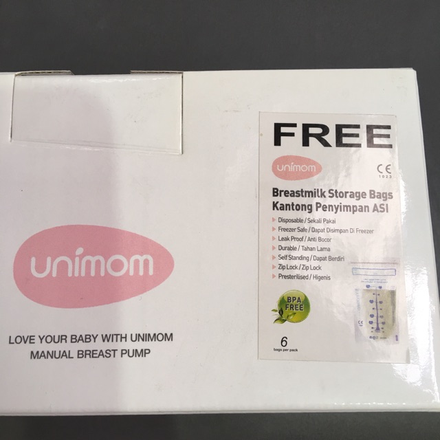 POMPA UNIMOM MEZZO MANUAL GRATIS POUCH CANTIK