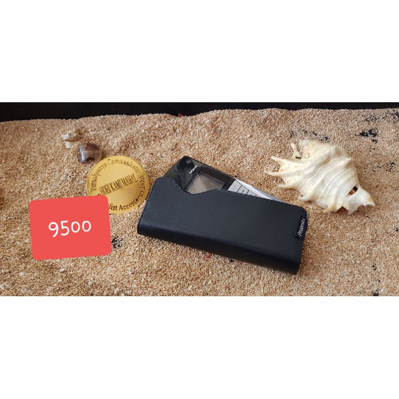 dompet leather case wadah hp nokia 9500 communicator model celup