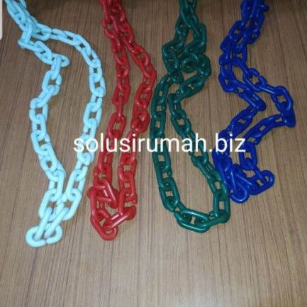 RANTAI PVC 9MM warna 9 MM PER 1M RANTE PLASTIK PLASTIC 1METER warni 1