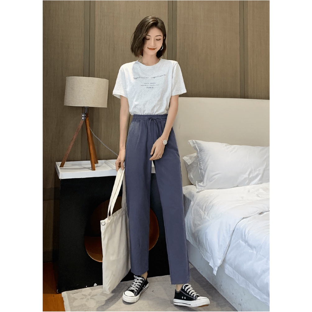 Celana Panjang Wanita - Celana Wanita Highwaist Trousers - Korean Long Pants