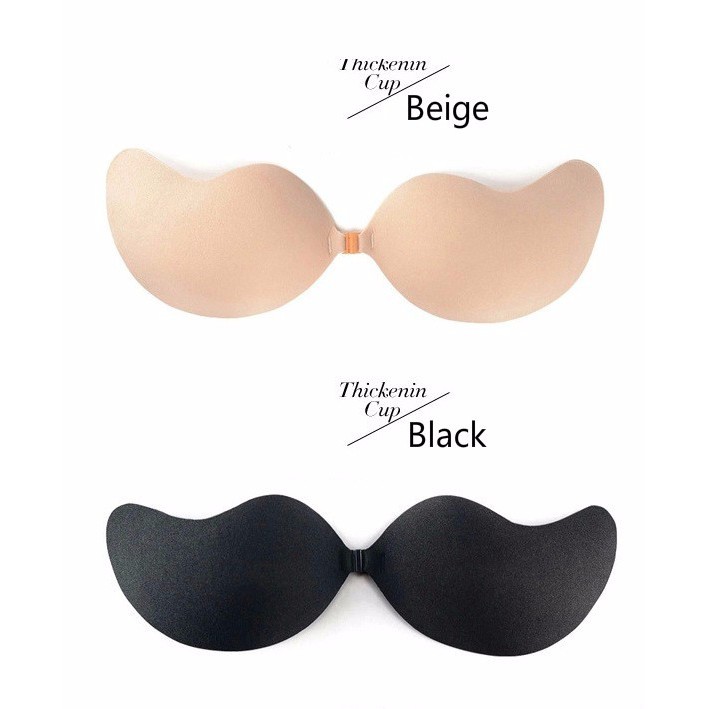 V invisible bra ear wing bra seamless silikon sillicon push up vbra