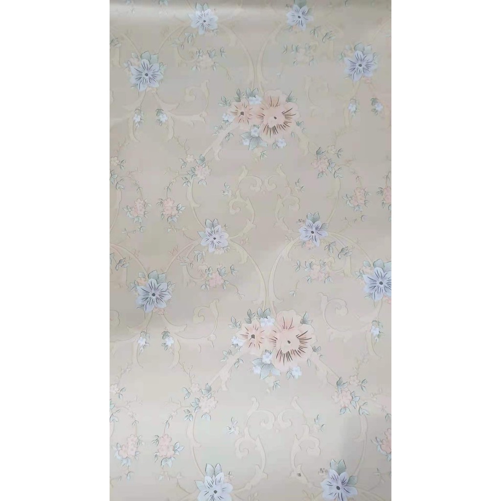 Wallpaper Sticker Dinding Motif Bunga Hlw-162