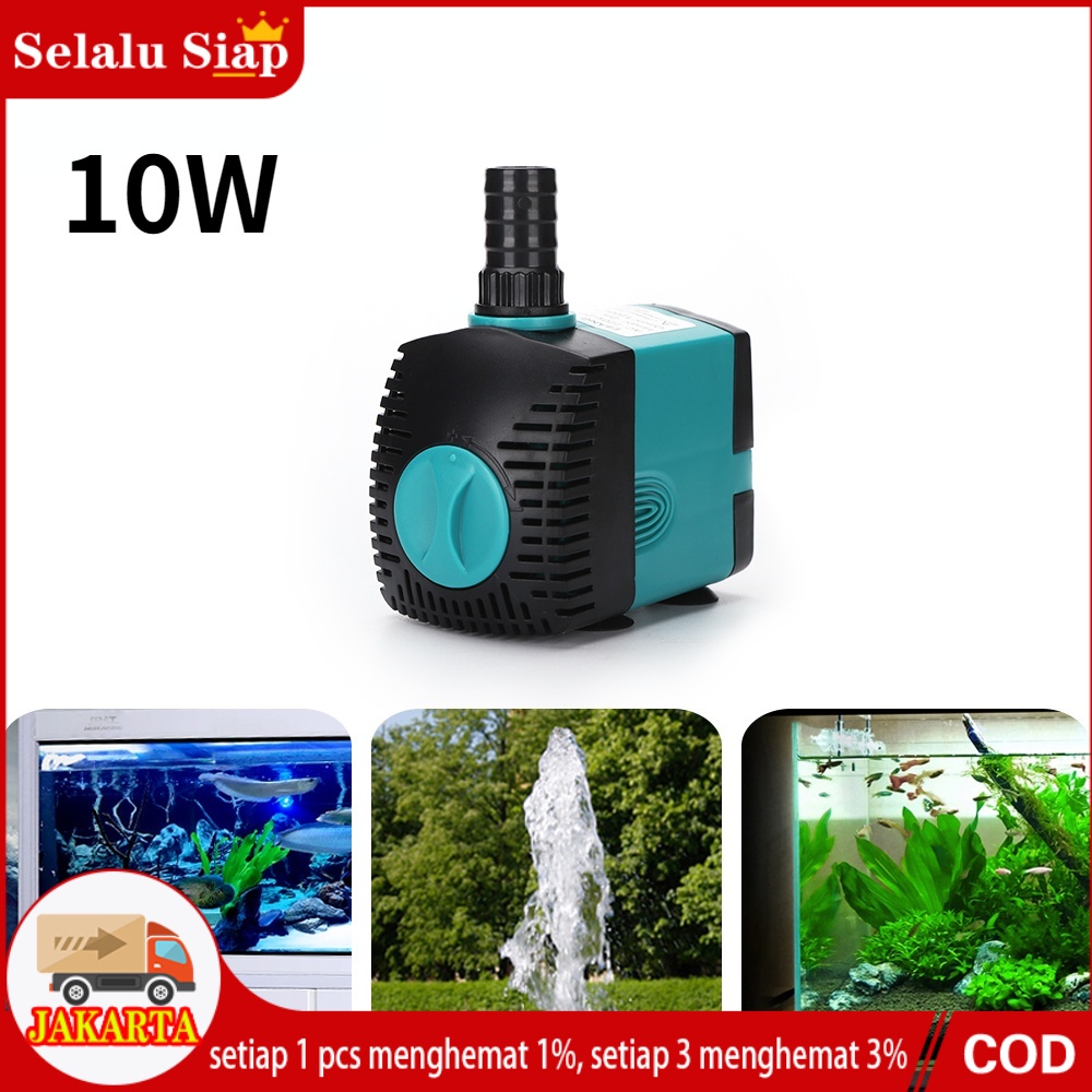 Pompa air Akuarium Kolam ikan Hidroponik Ultra-Quite Submersible Pump