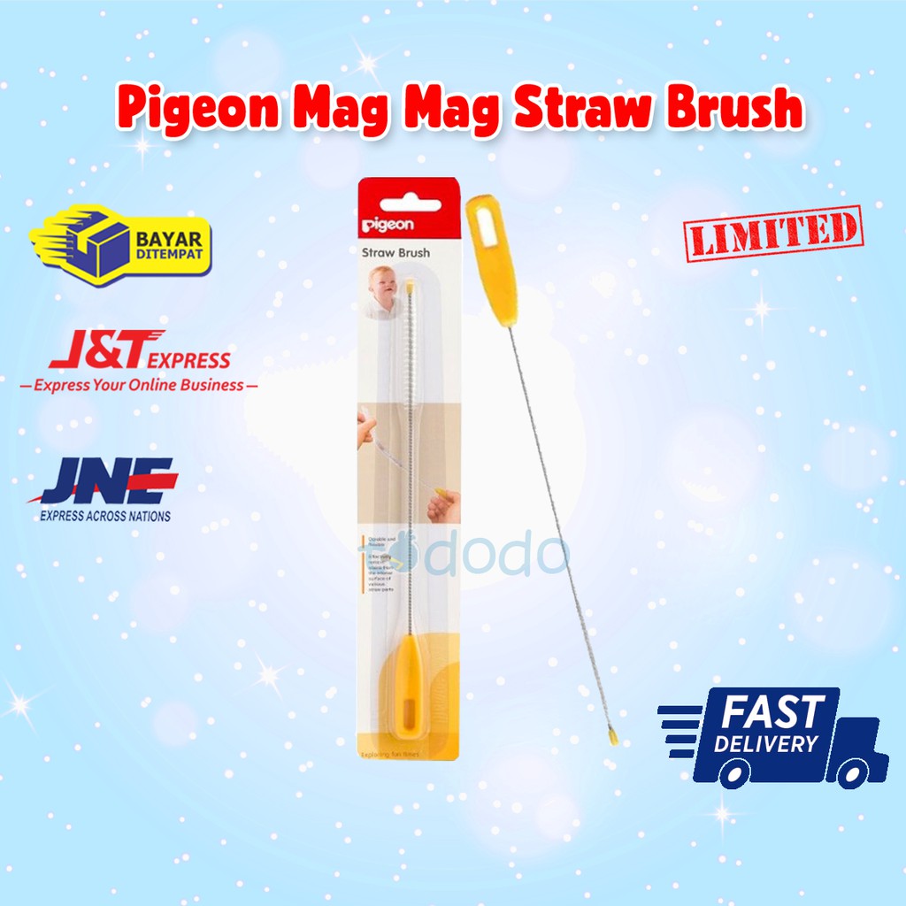 Pigeon Mag Mag Straw Brush / Sikat Sedotan