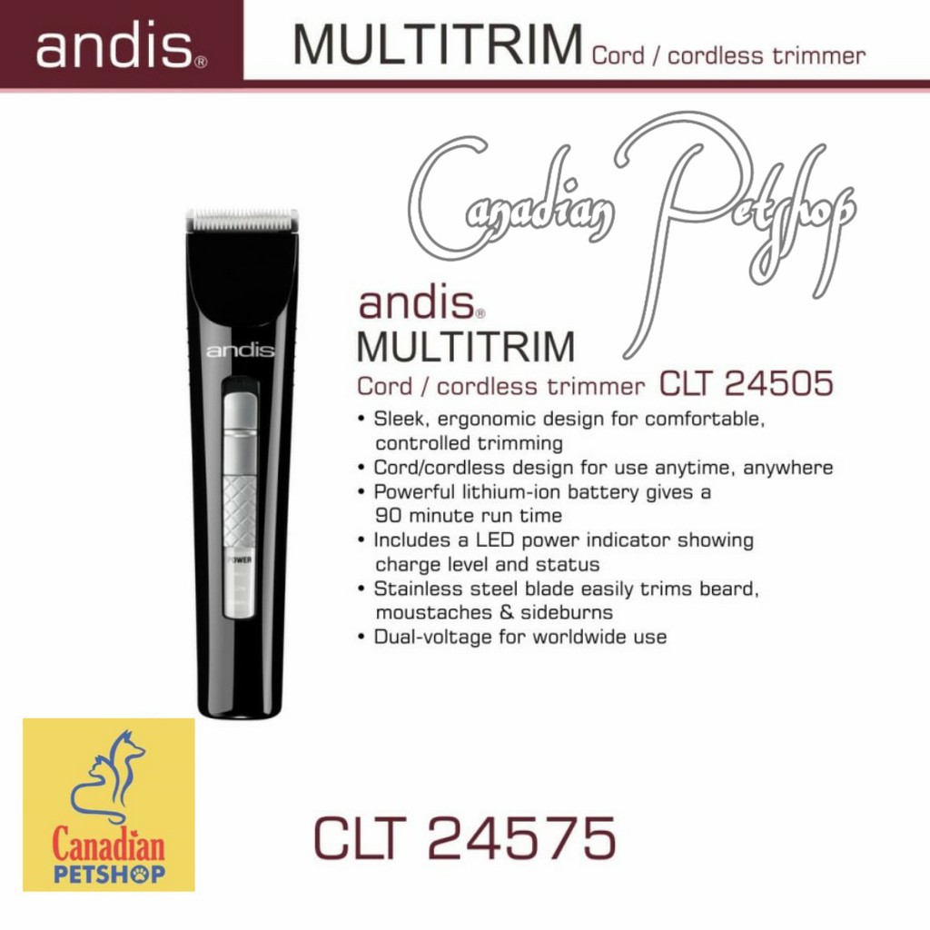 Alat Cukur Bulu Hewan / TRIMMER ANDIS CLT 24575 / Alat Cukur Bulu Kucing Anjing