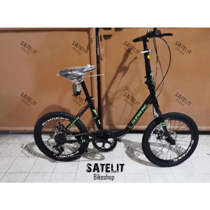 Sepeda Minivelo Minion Sakoni Supreme / BNB Vicky Ukuran 20 Inch 7 Speed dan Rem Cakram-4