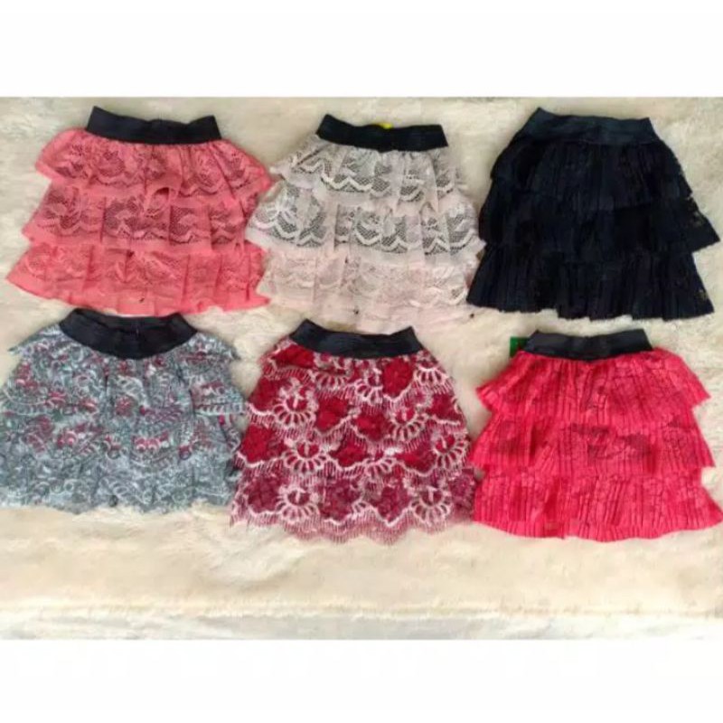 Rok tutu brokat anak