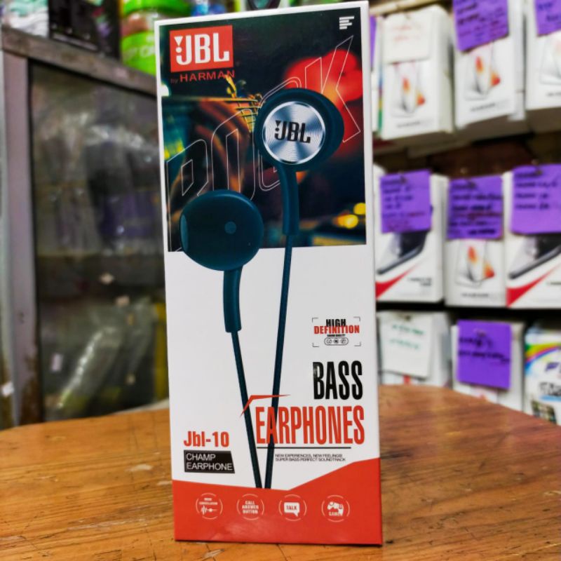 Earphone Bass JBL-10 Powerful Extra Bass By JBL